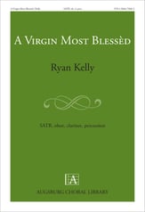 A Virgin Most Blessed SATB choral sheet music cover